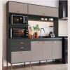 Mueble Kit Cocina Compacta Sin Tapa Color Grafito Y Cinnamon Mueble Kit Cocina Compacta Sin Tapa Color Grafito Y Cinnamon