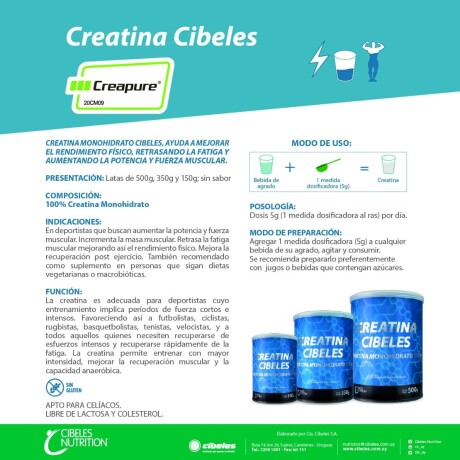 Creatina Cibeles 500g Creatina Cibeles 500g