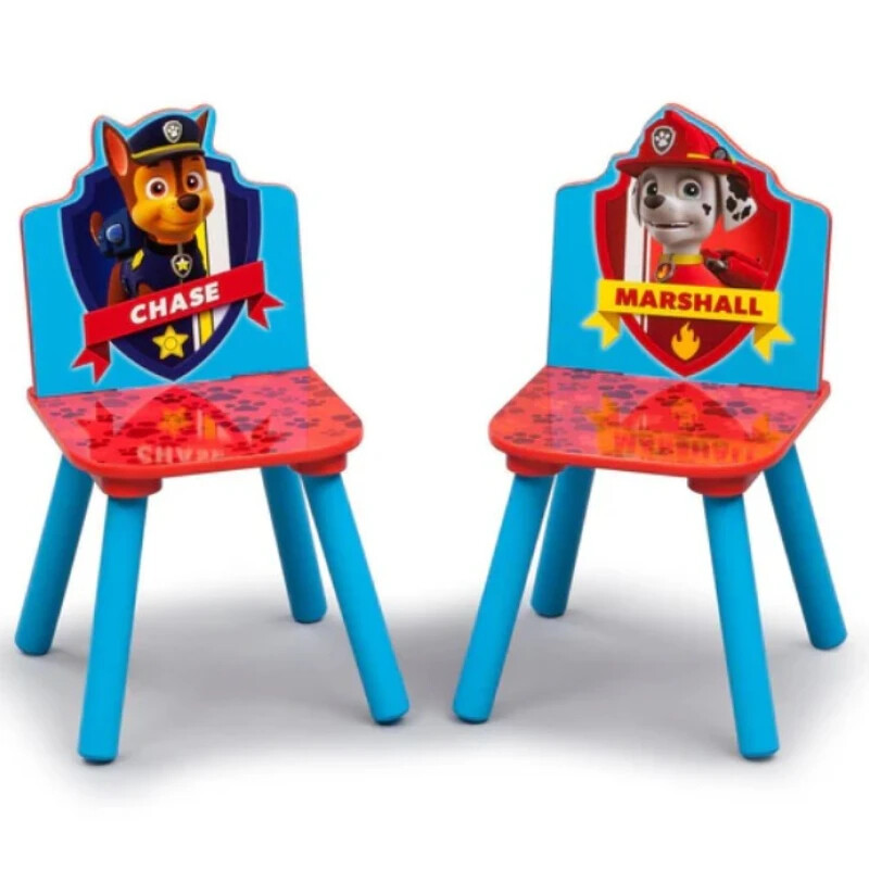 Juego de mesa y sillas para niños Paw Patrol con almacenamiento y 2 sillas incluidas Juego de mesa y sillas para niños Paw Patrol con almacenamiento y 2 sillas incluidas