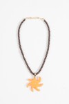 Collar cord dije sol espiral naranja