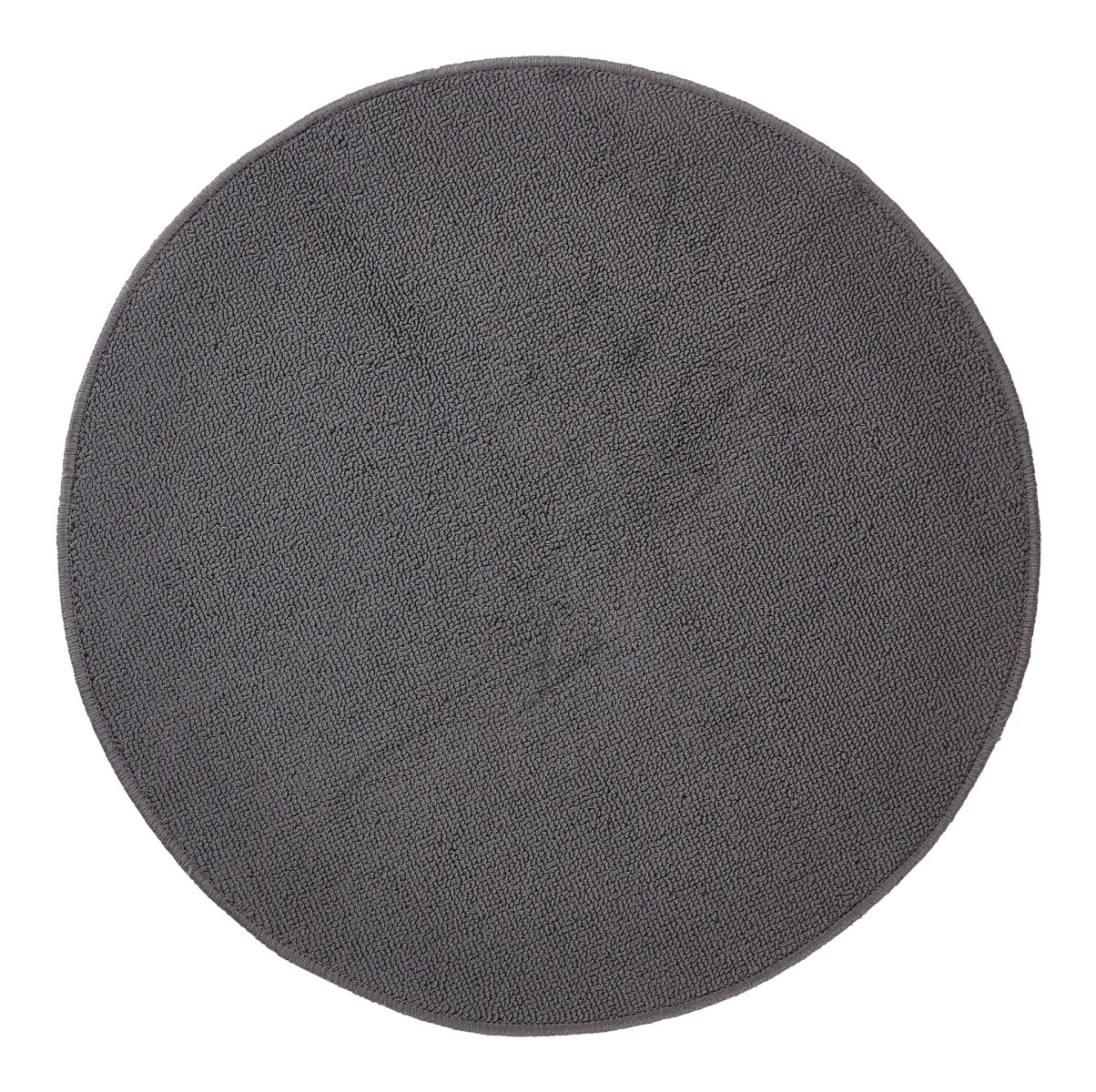 Alfombra baño LUND Ø57 gris antracita 