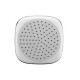 GRIFERIA ROSETA CUADRADA BLANCA BRILLO LINEA VICENZA 20CM BLANCO