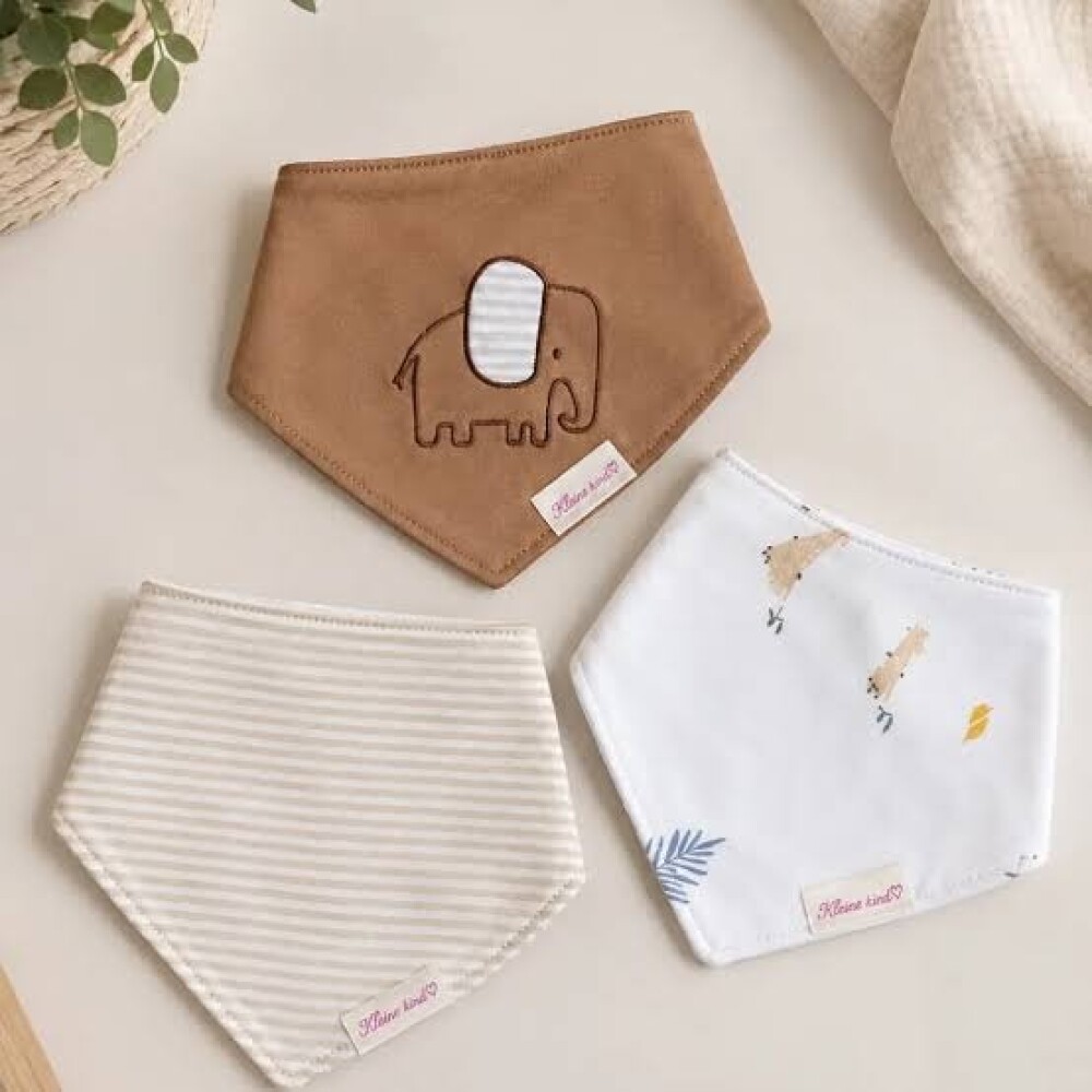 Set baberos bandana x3 19