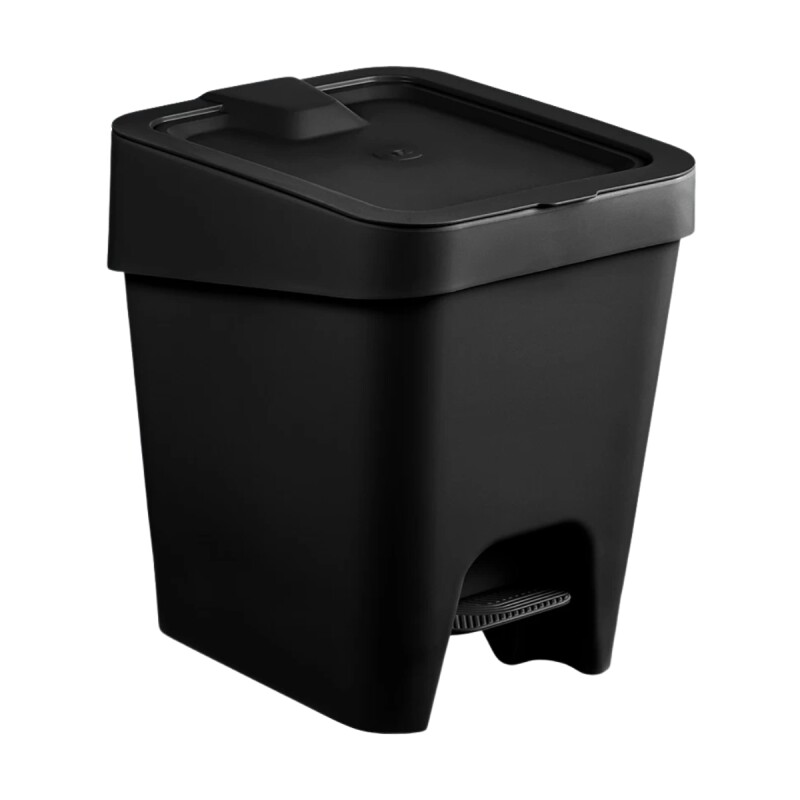 Tarro de Residuos Con Pedal 8L NEGRO