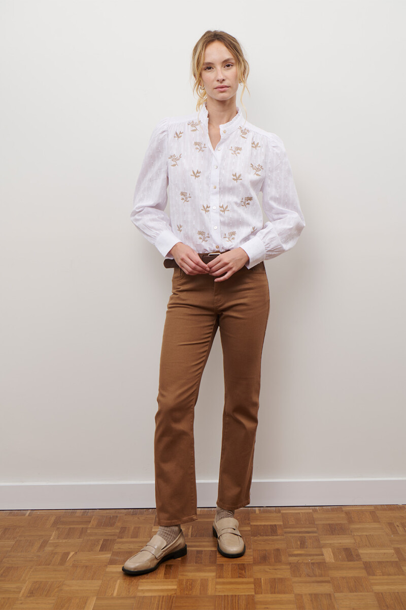 CAMISA GARDENIA BLANCO