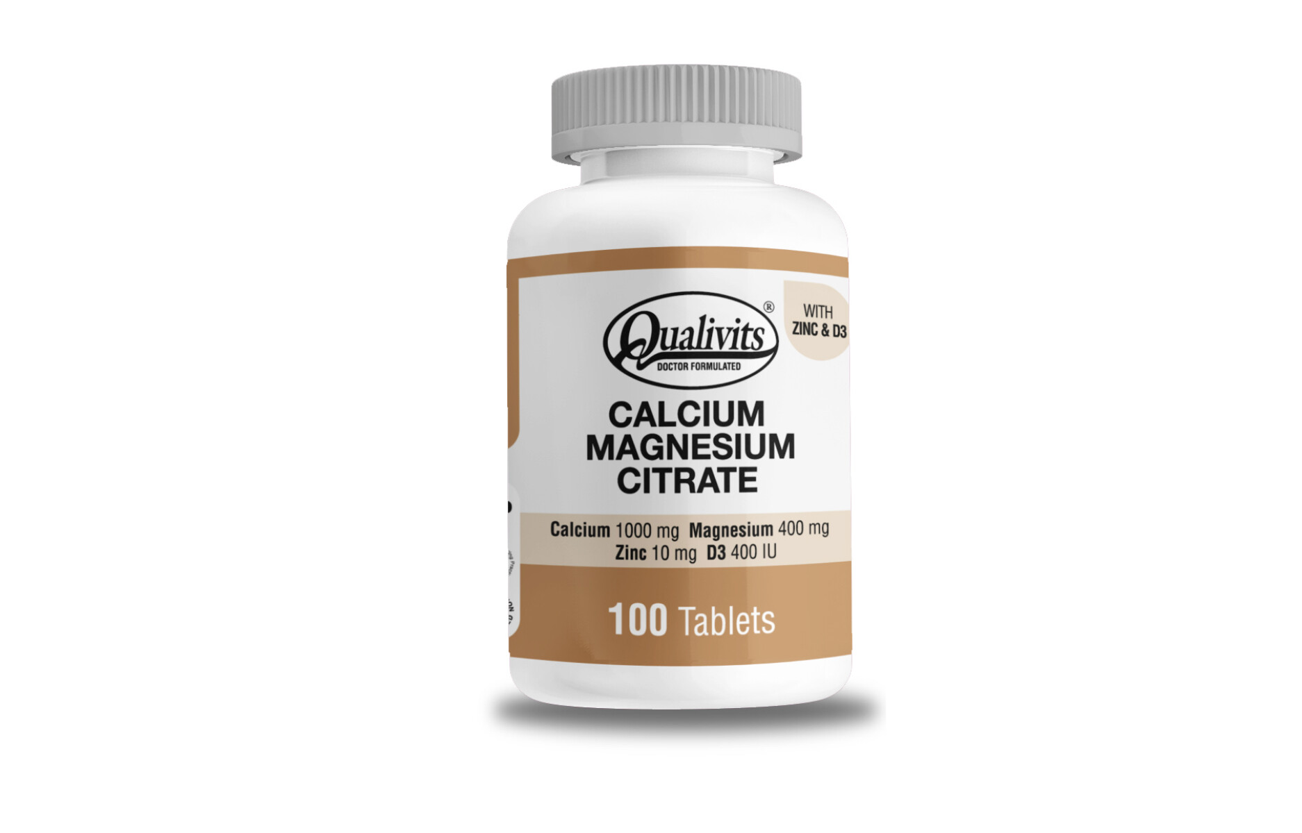 Qualivits Calcium-Magnesium-Citrate 100 Tabletas 