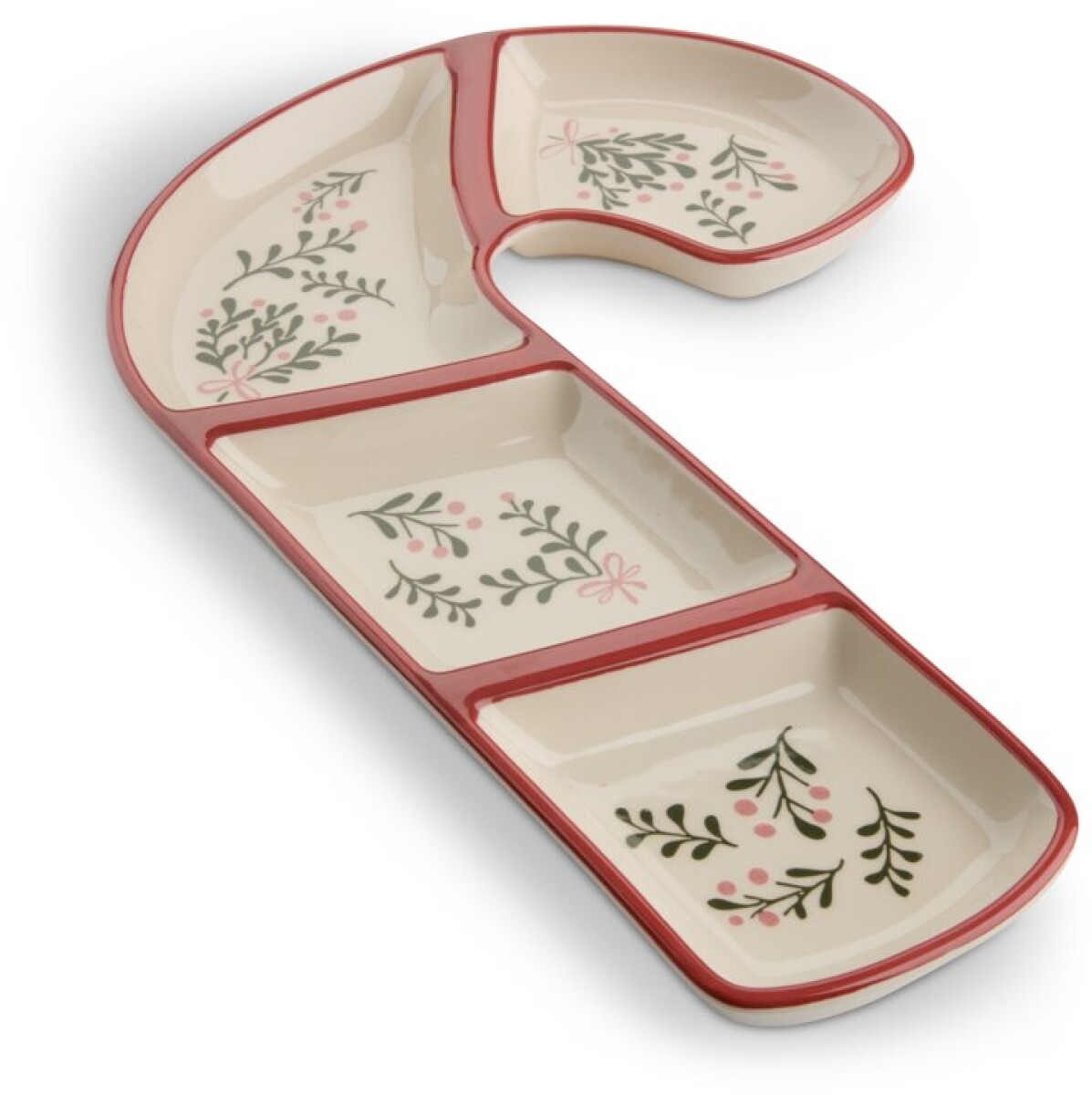 Bol navideño LIN 22x32x3 blanco 