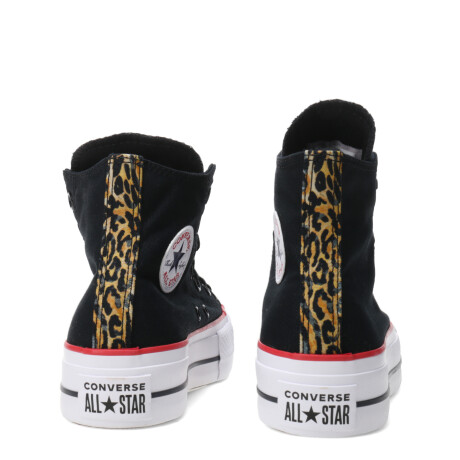 Championes de Mujer Converse Ctas Lift Hi Negro - Blanco