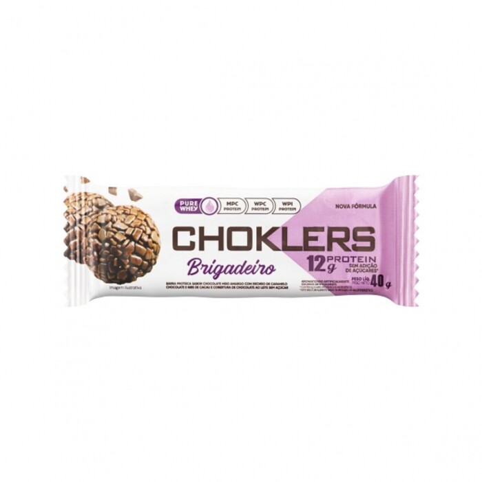 CHOCKLERS BARRA BRIGADEIRO 40 GR única