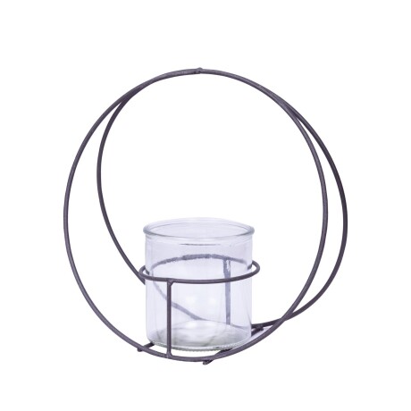 CANDELABRO VIDRIO TRANSPARENTE COLIN