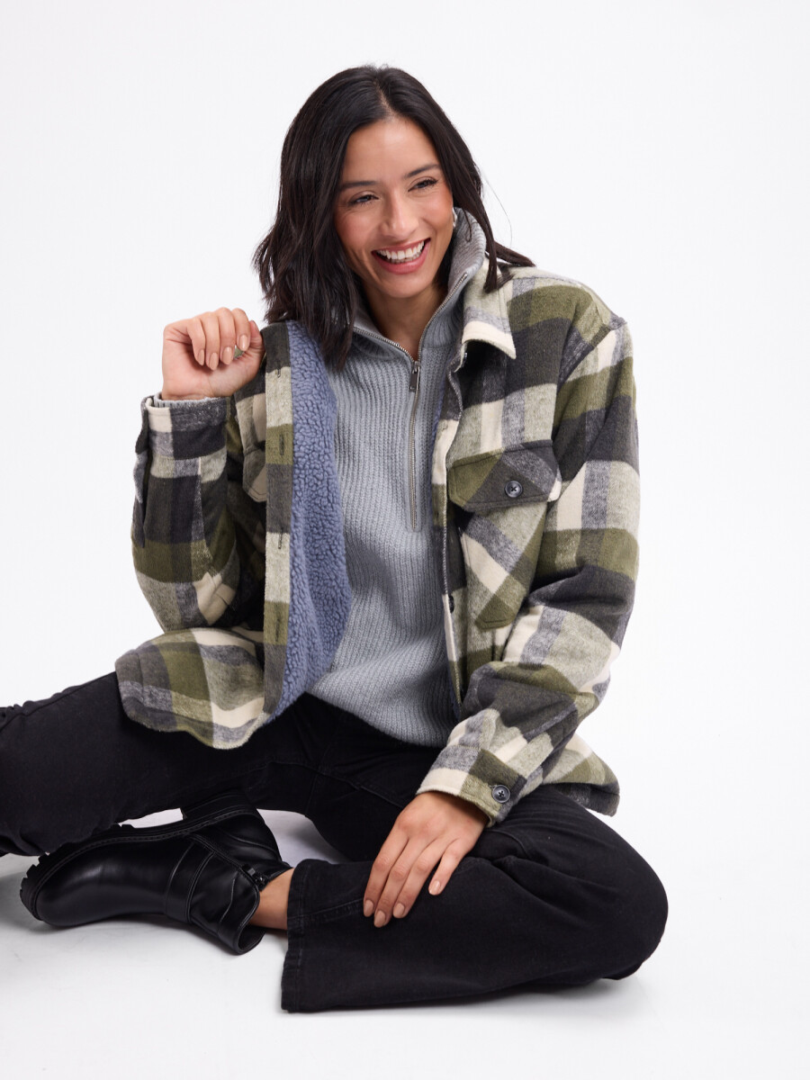 Sobrecamisa sherpa - verde 