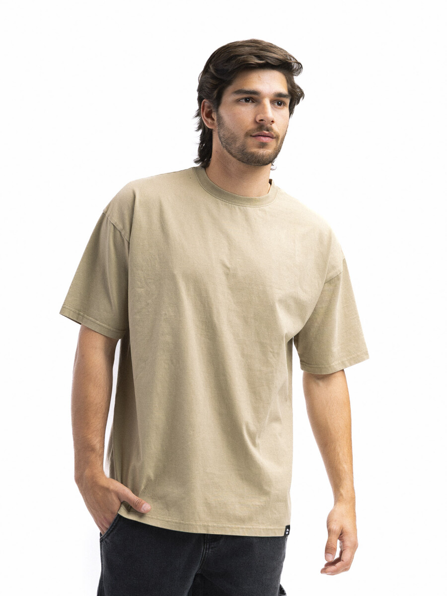 Remera Algodón Boston Scandinavian - Tostado 