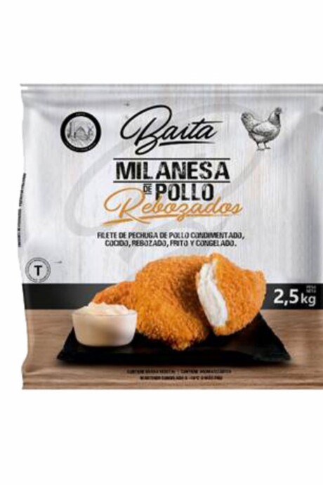 Milanesas de Pollo 2,5 Kg.