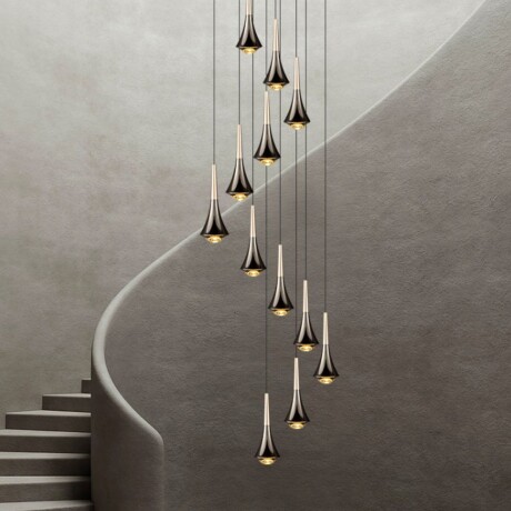 LUMINARIA DE TECHO THE RAIN Negro - UNICO