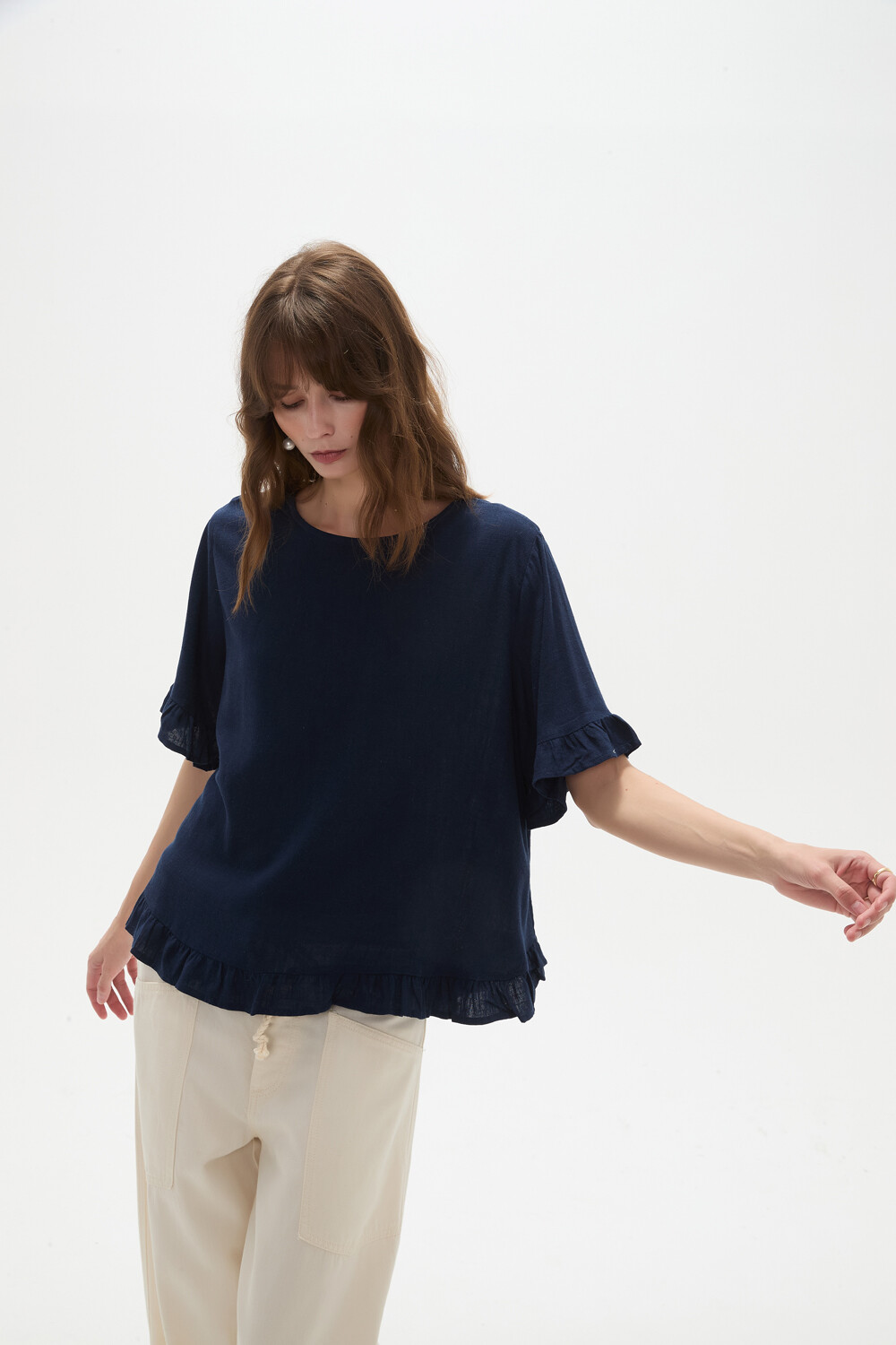 Blusa Abbas Azul Marino