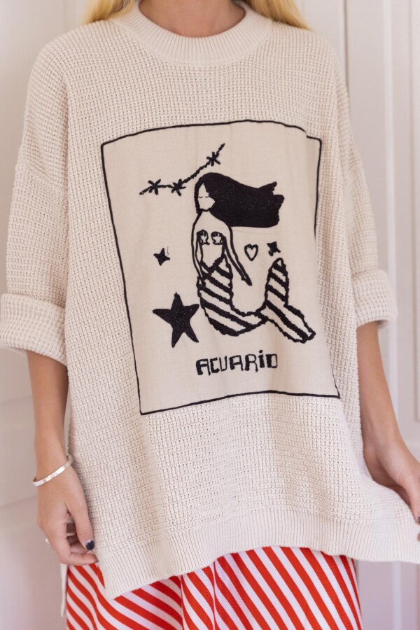 Sweater Acuario Crudo