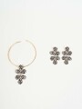 Collar Becky, Set Collar Y Caravanas Color Unico