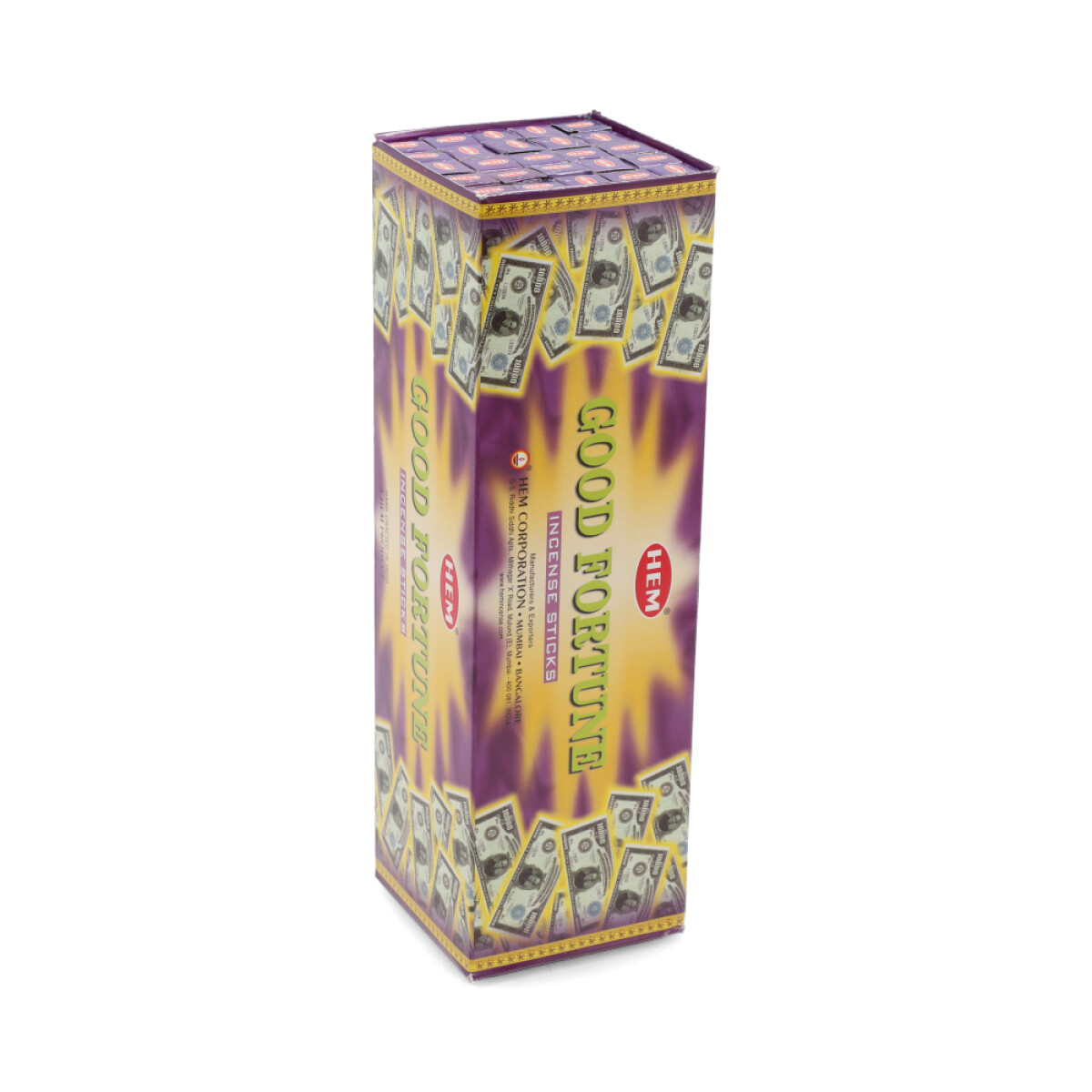 INCIENSO HEM CAJA DE CARBÓN X25 - Buena Fortuna 