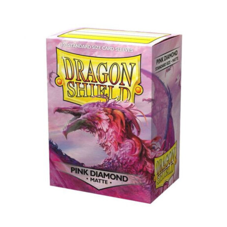 Dragon Shield: 100 Standard Sleeves - Matte Pink Diamond Dragon Shield: 100 Standard Sleeves - Matte Pink Diamond