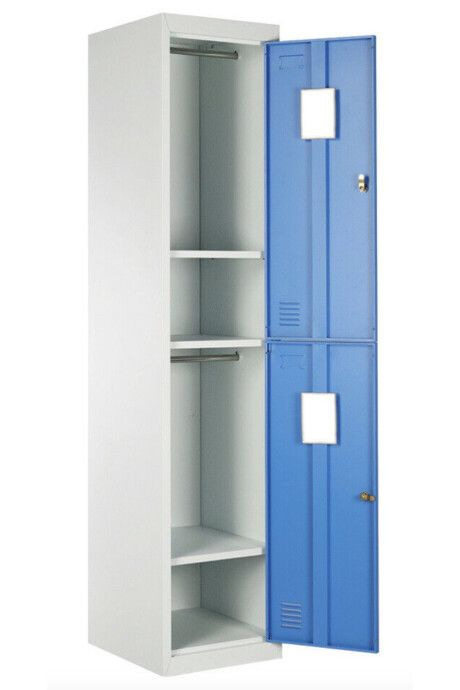 Guardabultos Locker Metálicos De 2 Puertas Guardarropas Guardabultos Locker Metálicos De 2 Puertas Guardarropas
