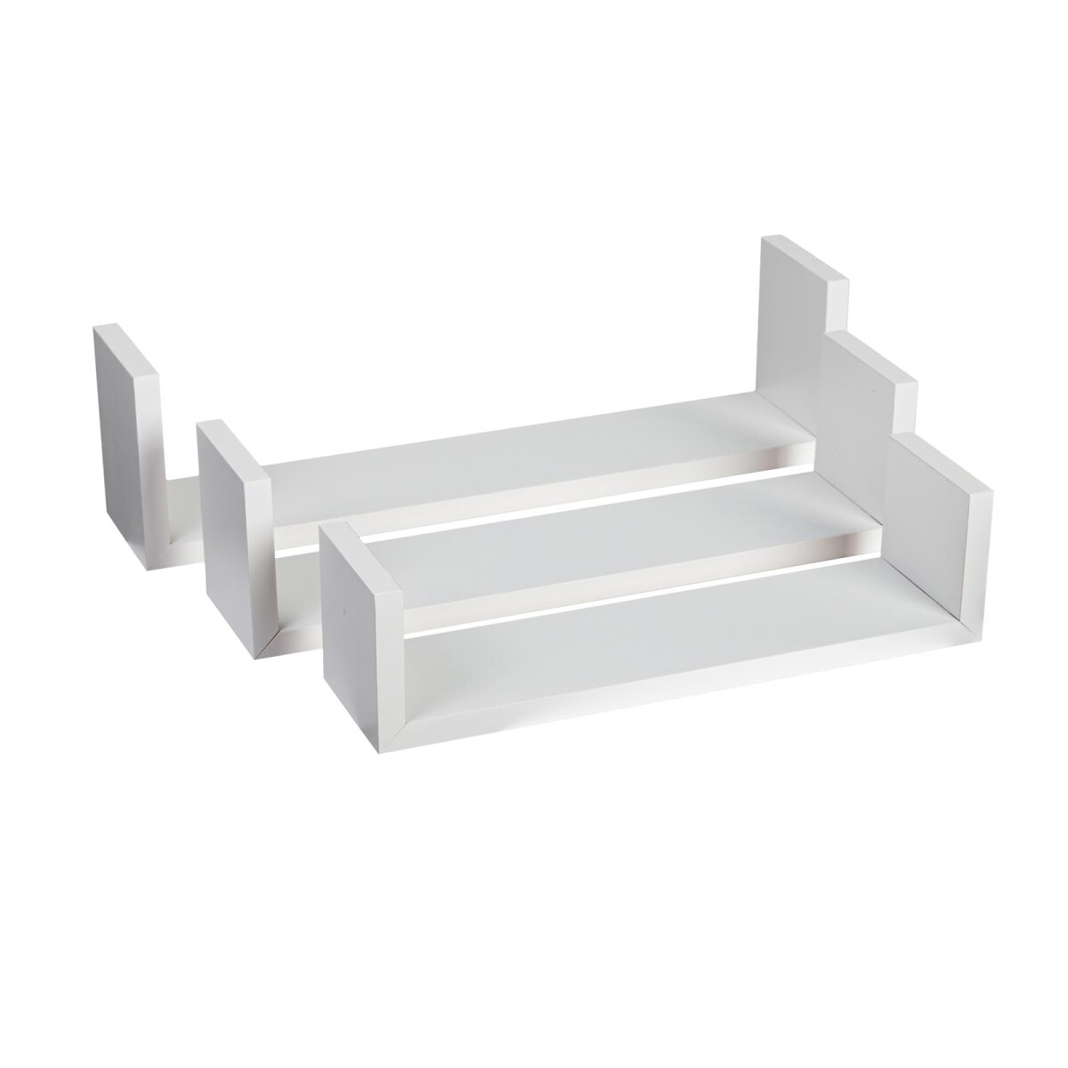 SET DE 3 ESTANTES - MDF BLANCO DE0012 