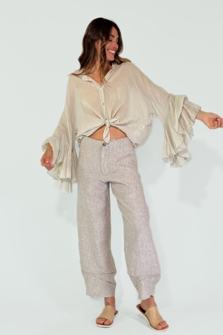 CAMISA AMALFI Beige