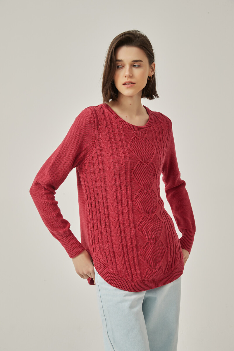 Sweater Aspasia - Cereza 