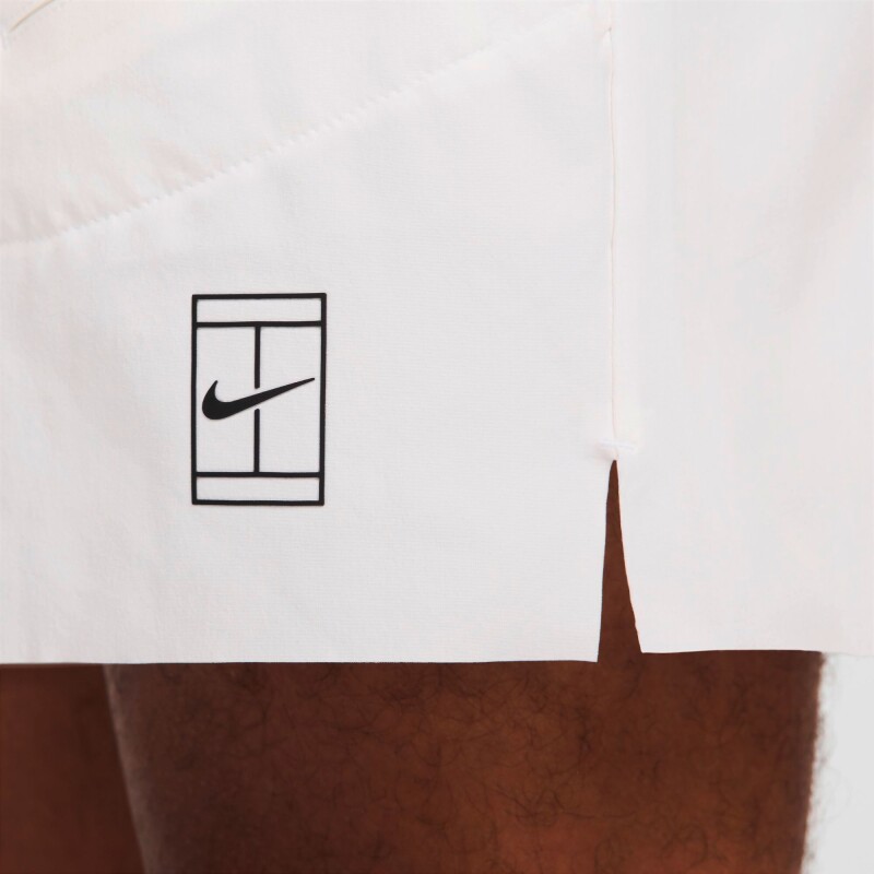 Short NikeCourt Advantage de Hombre Blanco