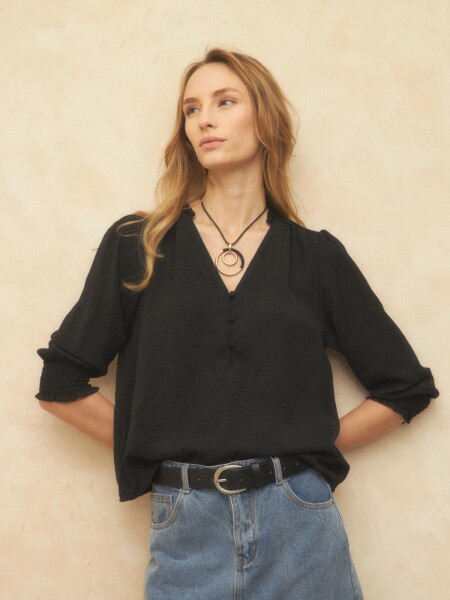 BLUZA ALLIE MONTOYA NEGRO