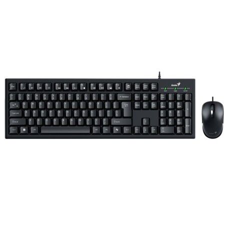 Combo Genius KM-100SE Teclado y Mouse Negro USB 001