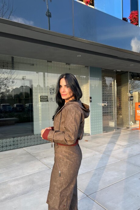 Chaqueta Bomber Rocio Marrón