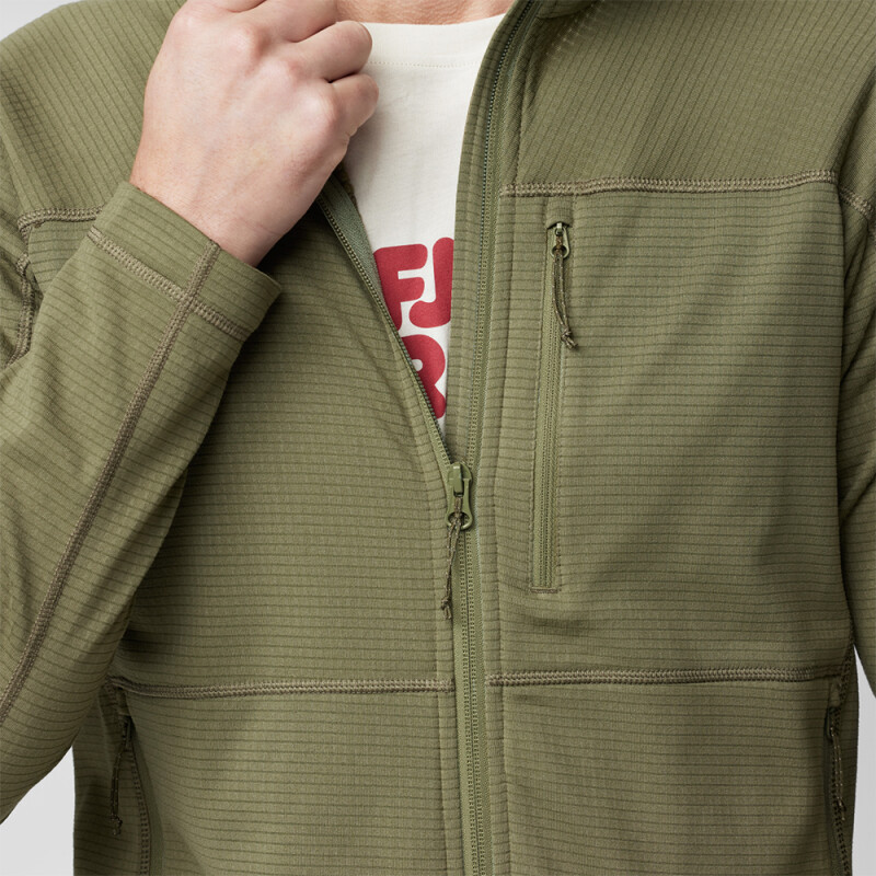 Casaca Fjallraven Abisko Lite Fleece Hombre Green