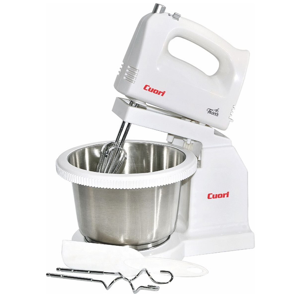 BATIDORA CON BOWL GIRATORIO CUORI TOSCA 200W 