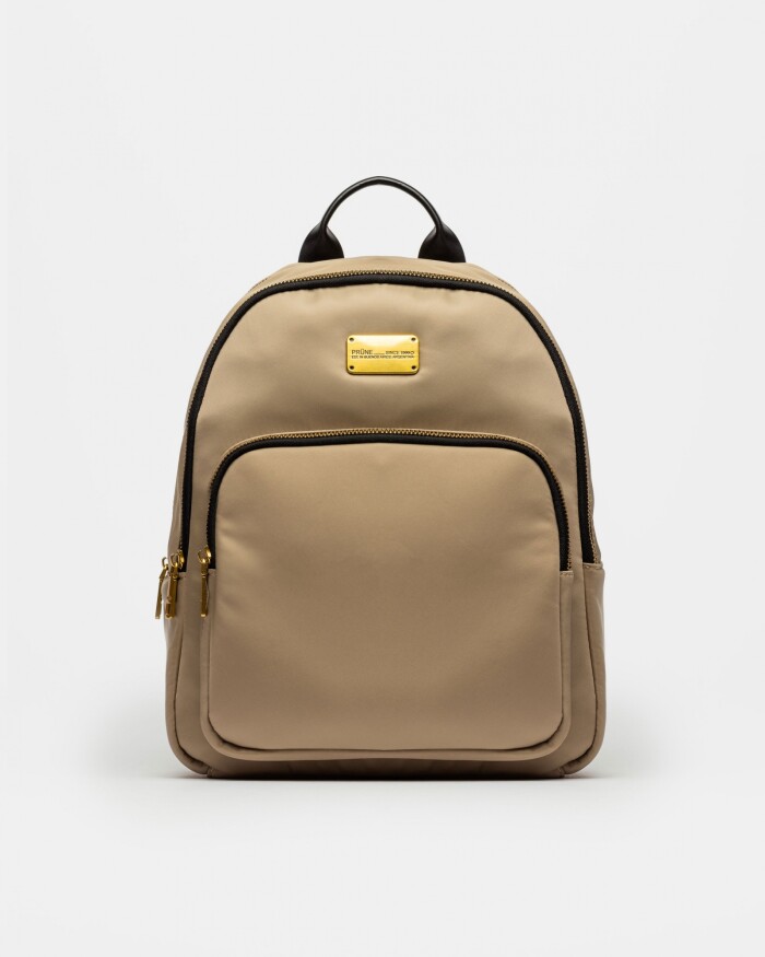 Mochila Bolt en Nylon Taupe