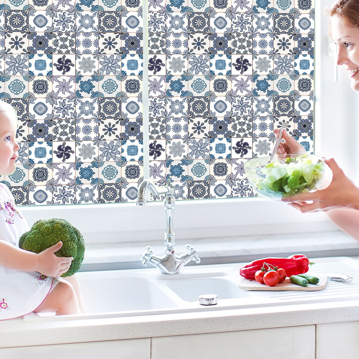 WALLPOPS BLUE AZULEJOS WINSOWS FILM - N/A 