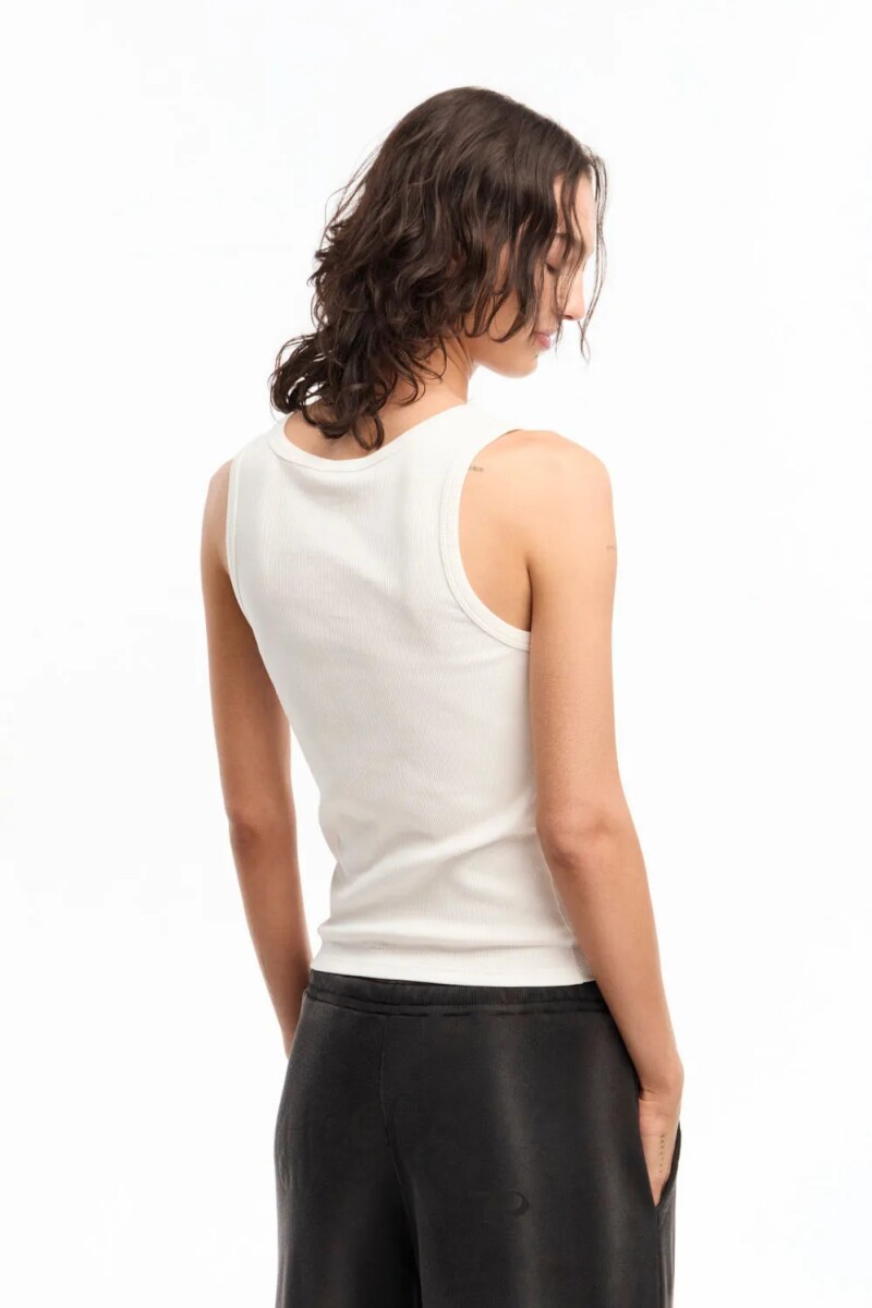 MUSCULOSA LOVE Off White