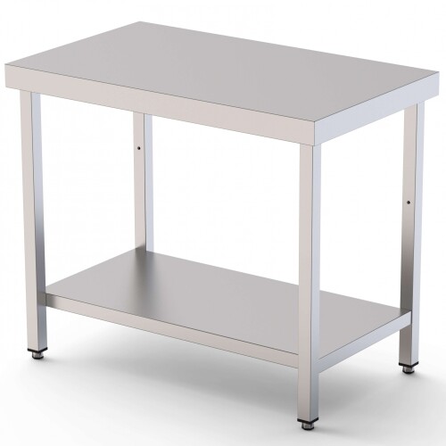Mesa de trabajo Inox C/ Estante Infl 1800x800x850 Perpetua Mesa de trabajo Inox C/ Estante Infl 1800x800x850 Perpetua