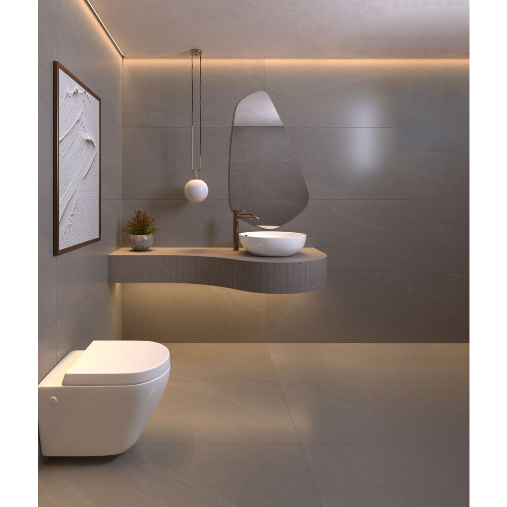 PORCELANATO KHALI GRAFITE AC "A" 60X120 CM Porcelanato Khali Grafite Ac "a" 60x120 Cm