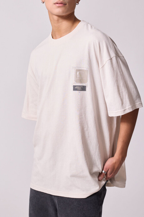T-SHIRT GASTEL DIXIE Beige