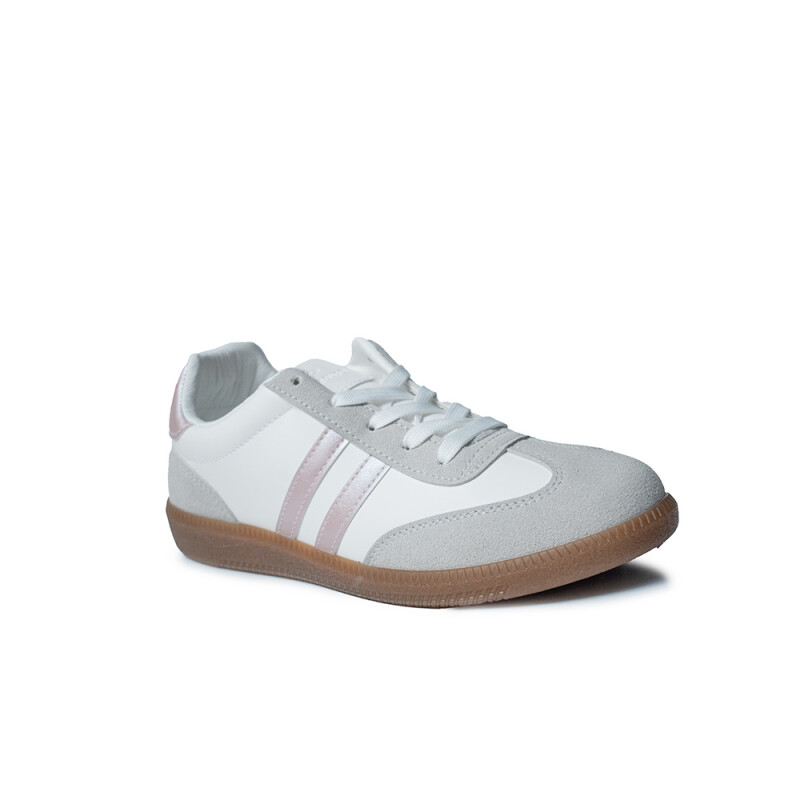 Calzado deportivo Le Groupe White/Pink