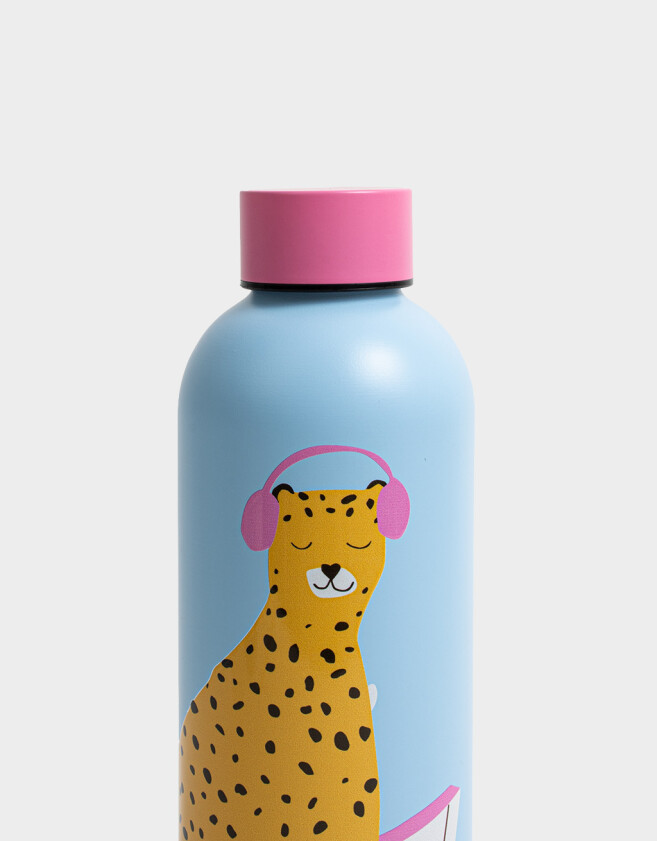 Artículos cocina Botella De Acero Inoxidable De 500 Ml - Azul Celeste