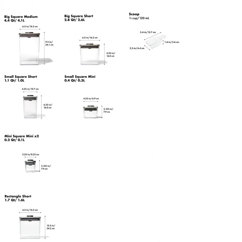 SET 10 CONTENEDORES TAPA EN ACERO + CUCHARA MEDIDORA + ETIQUETAS OXO SET 10 CONTENEDORES TAPA EN ACERO + CUCHARA MEDIDORA + ETIQUETAS OXO