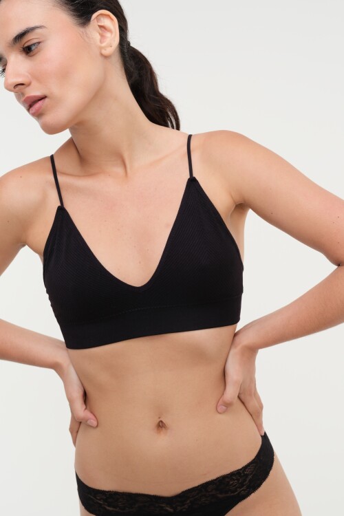 Bralette Palmer Negro