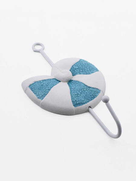 PERCHERO CARACOL MAR BLANCO