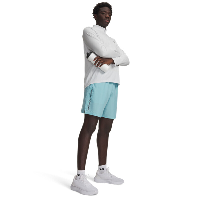 UA Tech Woven Wordmark Short BLU-425