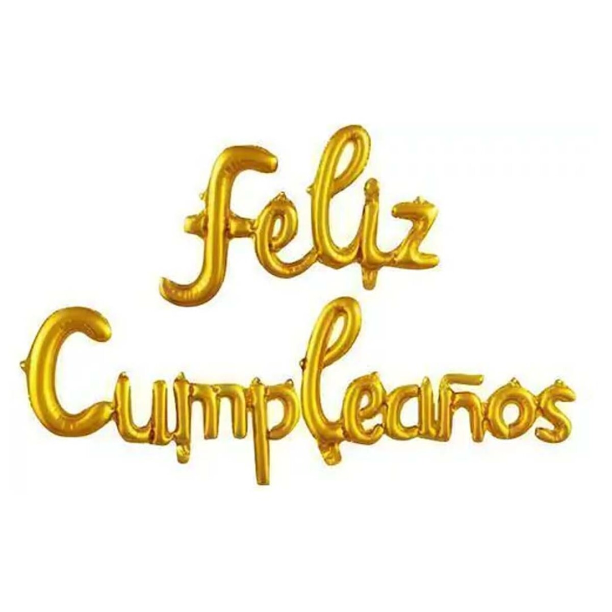 Cartel globo feliz cumpleaños 