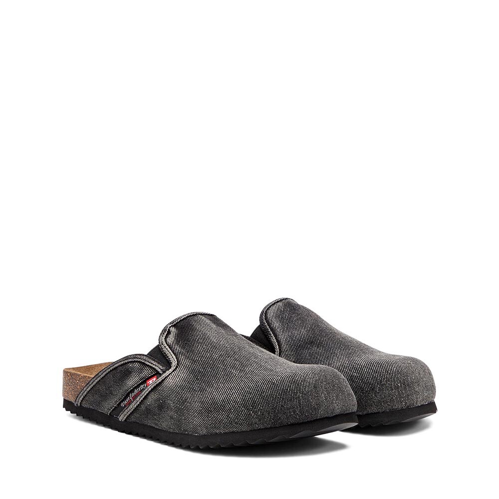 Zuecos Para Hombre D-Woodstock Slip-On Negro