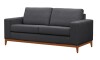 Sofa 3 cps ALEXANDER en Tela Gris