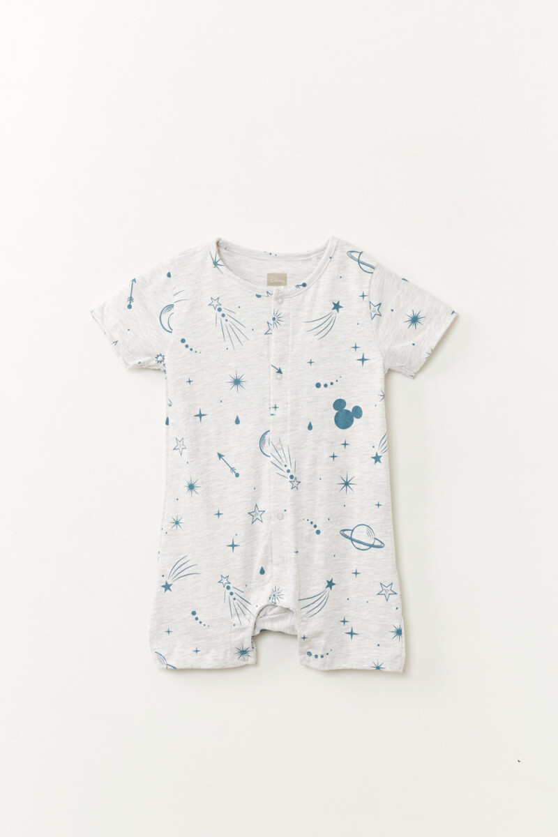 Enterito pijama Mickey Gris