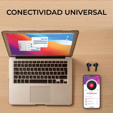 Auriculares BT Sonido Alta Calidad Ligero Estilo Compacto Celeste